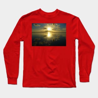 Reflective Ocean Sunset Long Sleeve T-Shirt